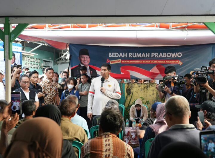 Menteri Perumahan dan Kawasan Permukiman (PKP) Maruarar Sirait.